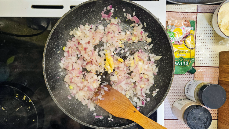 Цибуля з часником